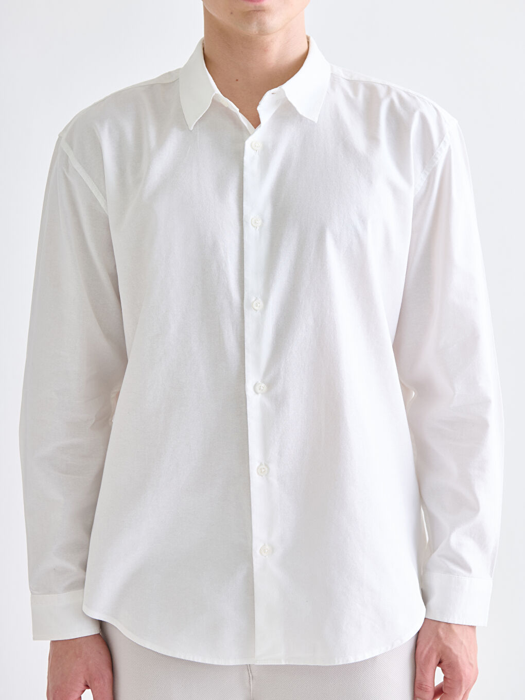 Чоловіча сорочка Oxford вільного крою-2