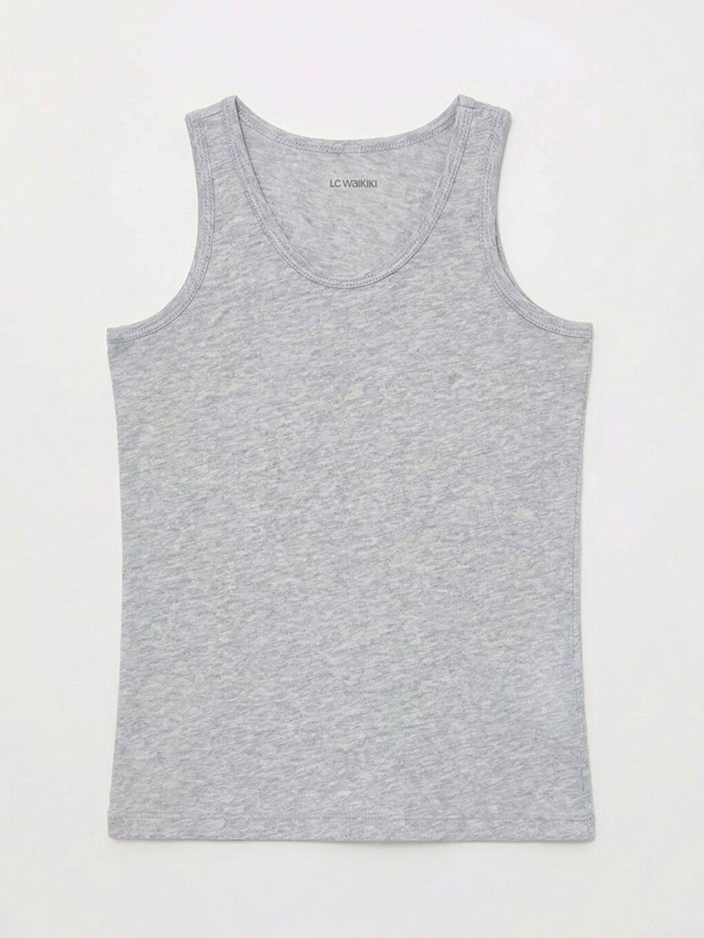 Gri Erkek Çocuk Basic Atlet-0