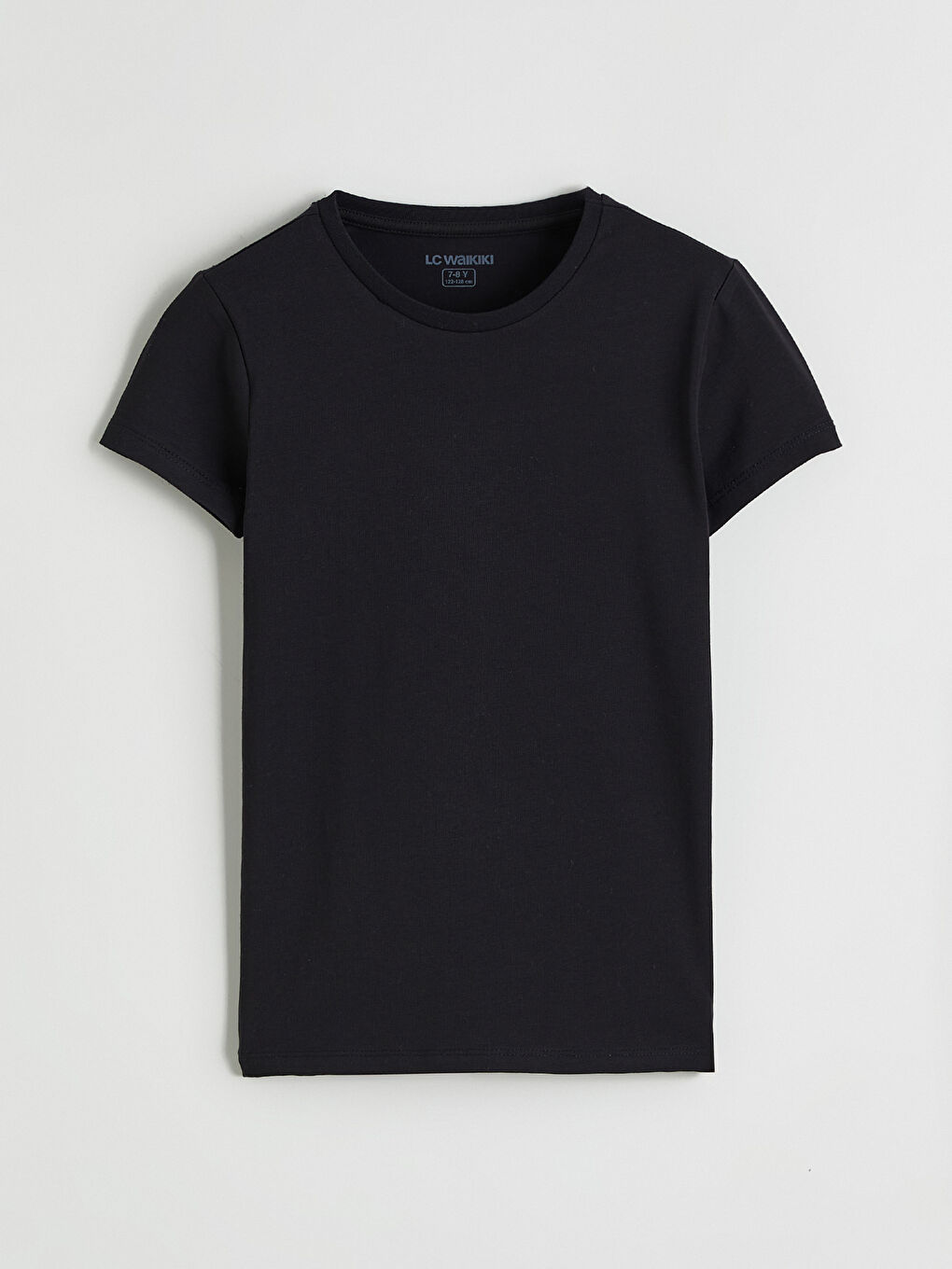 Siyah Bisiklet Yaka Erkek Çocuk Fanila