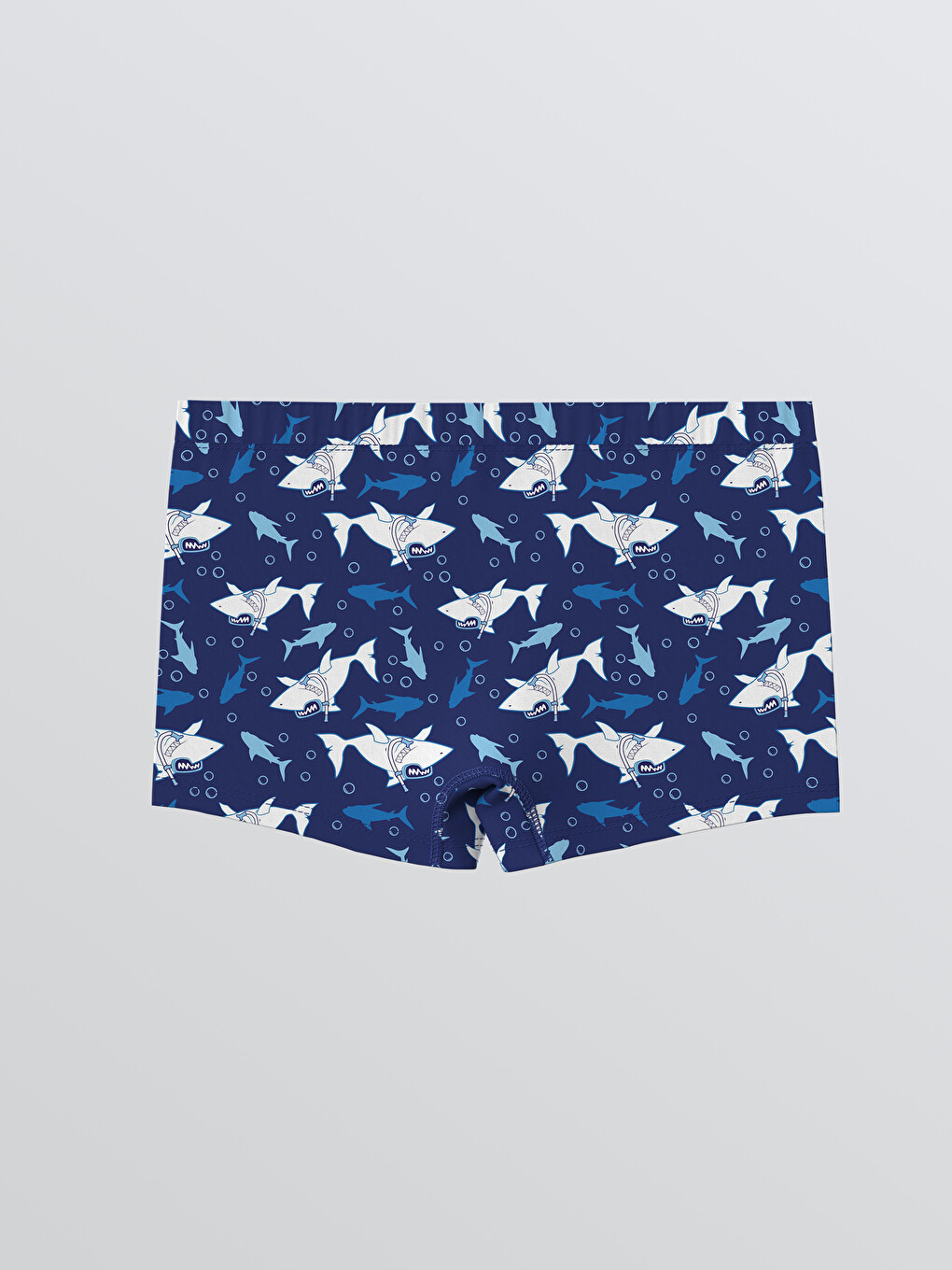 Lacivert Baskılı Erkek Çocuk Boxer