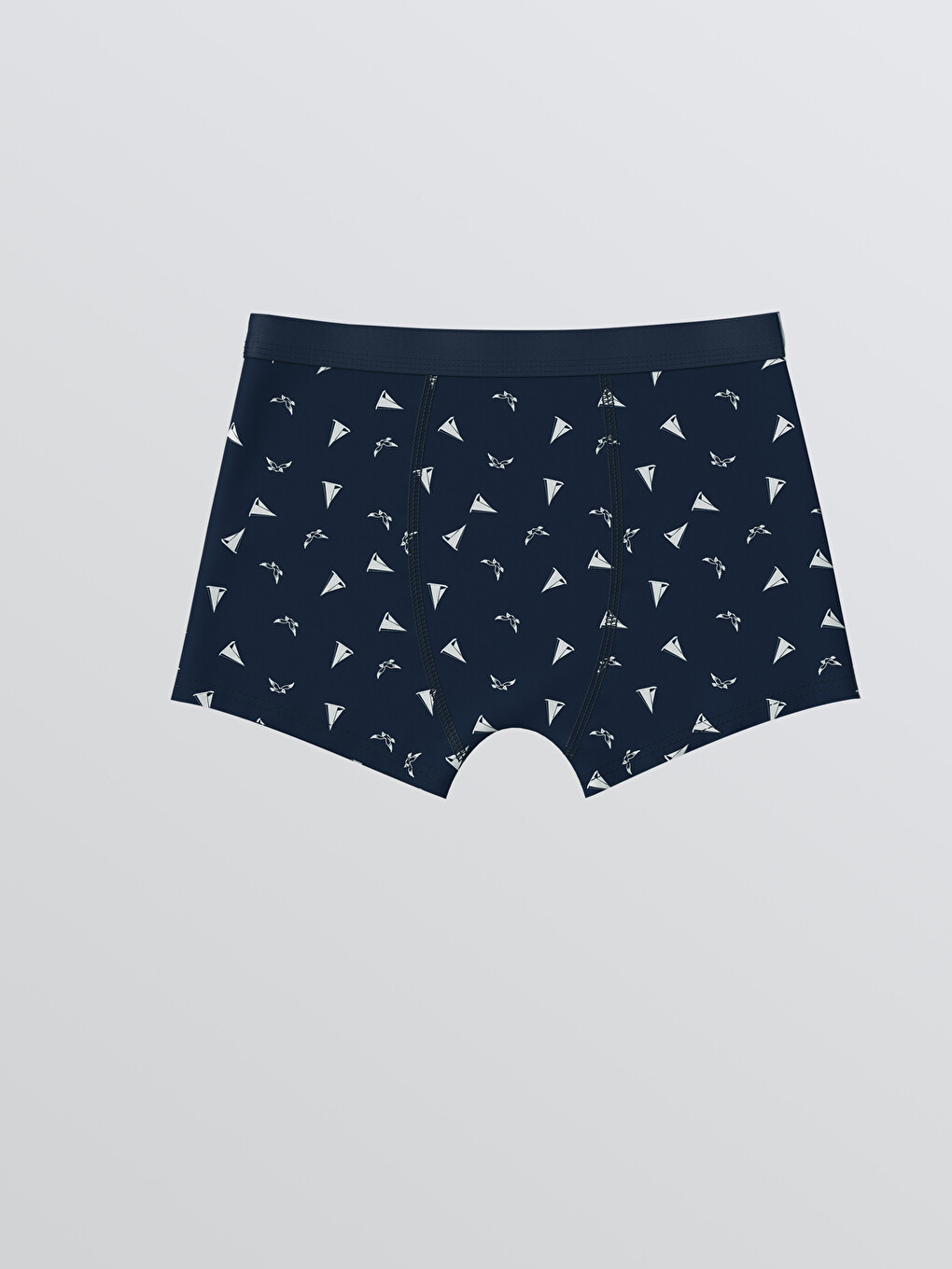 Lacivert Desenli Erkek Çocuk Boxer