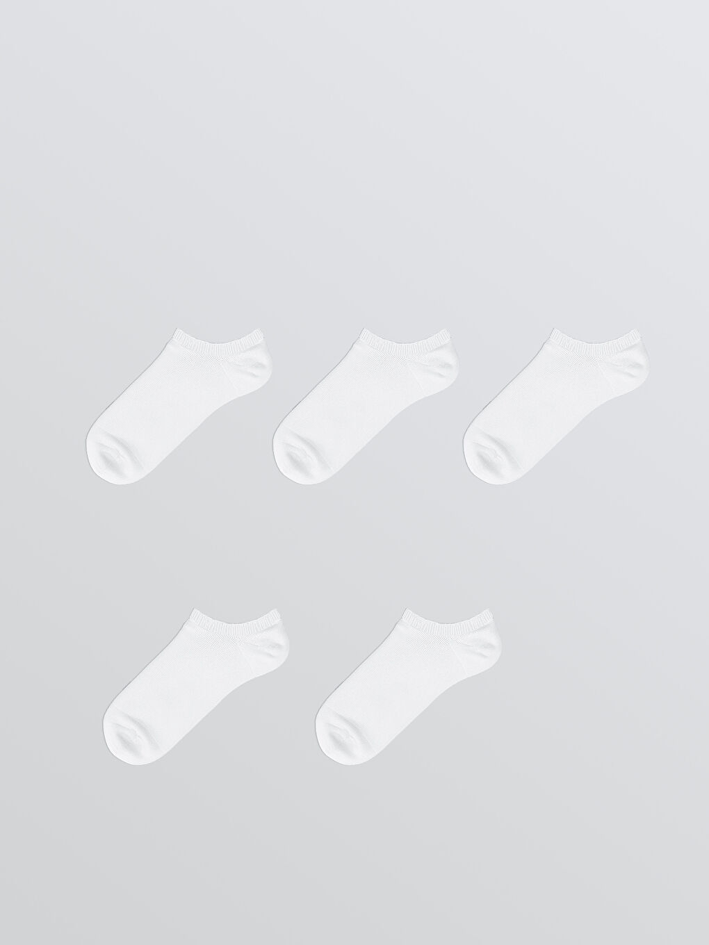 Woman WHITE Trainer Socks