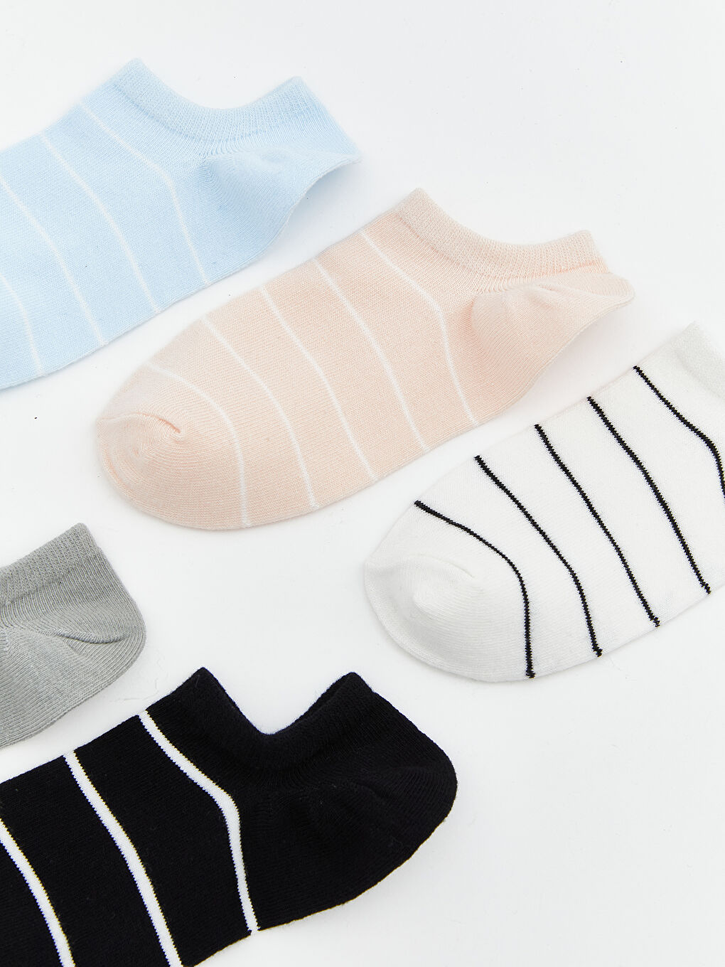 Woman BLUE Trainer Socks-1