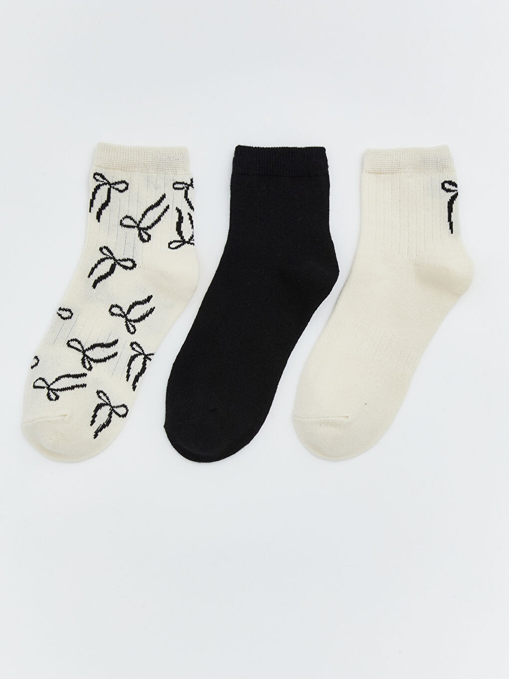 Printed Women's Ankle Socks 3-packs