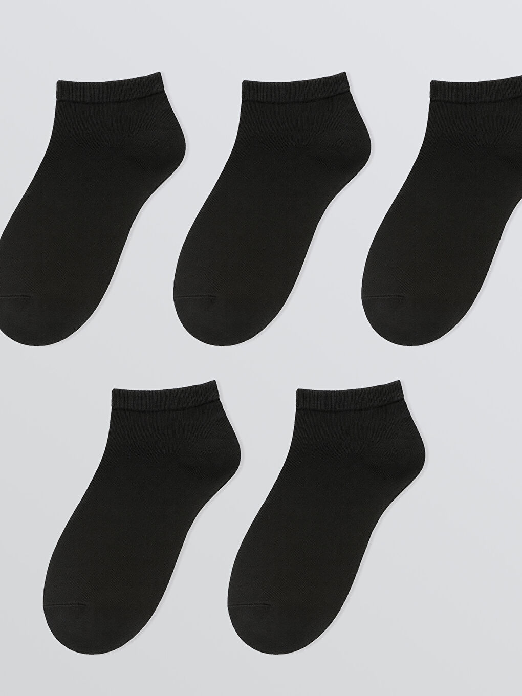 Woman BLACK Trainer Socks-1