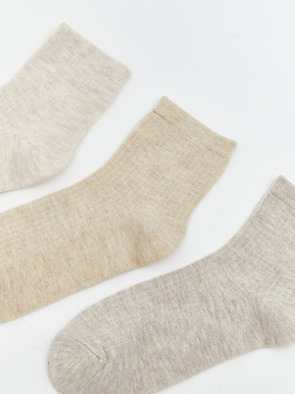 Woman BEIGE Ankle Socks-1