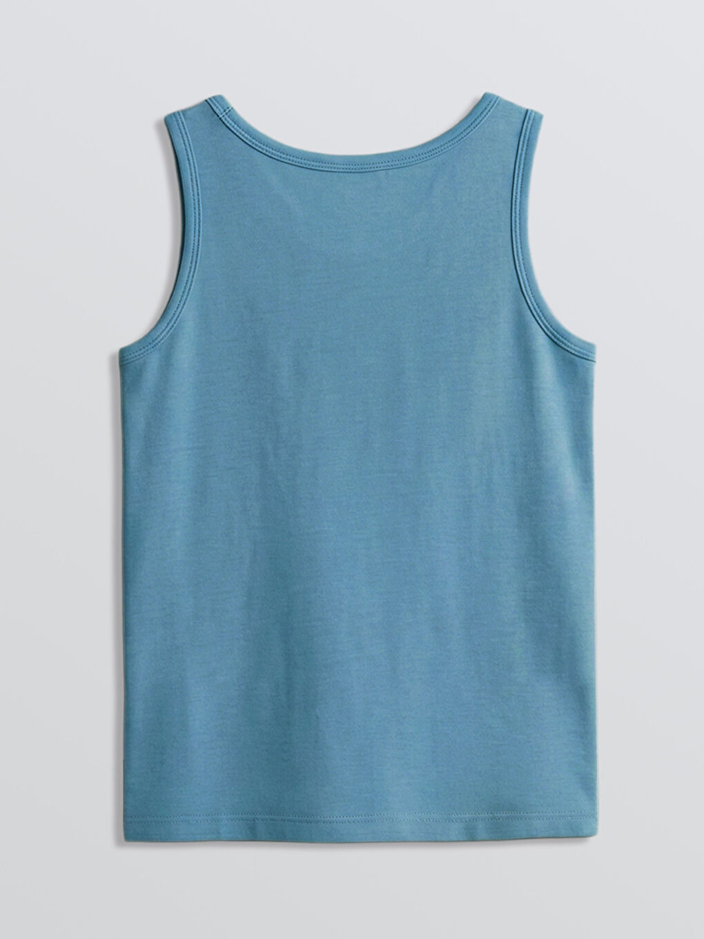 Mavi Baskılı Erkek Çocuk Atlet-1