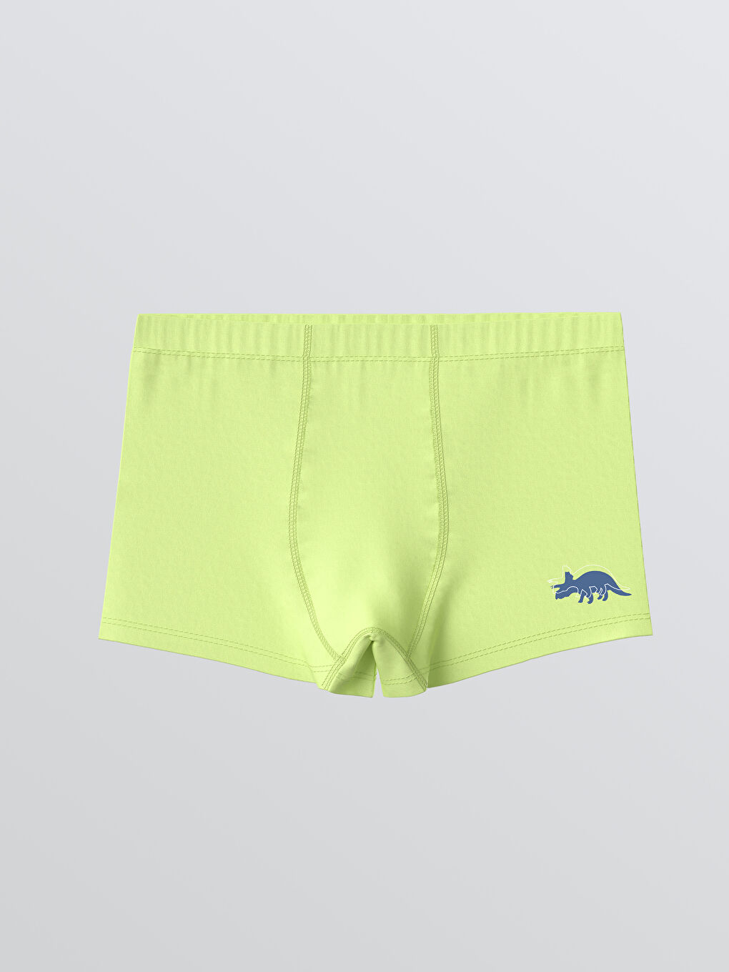 Lacivert Dinozor Baskılı Erkek Çocuk Boxer 3'lü-3