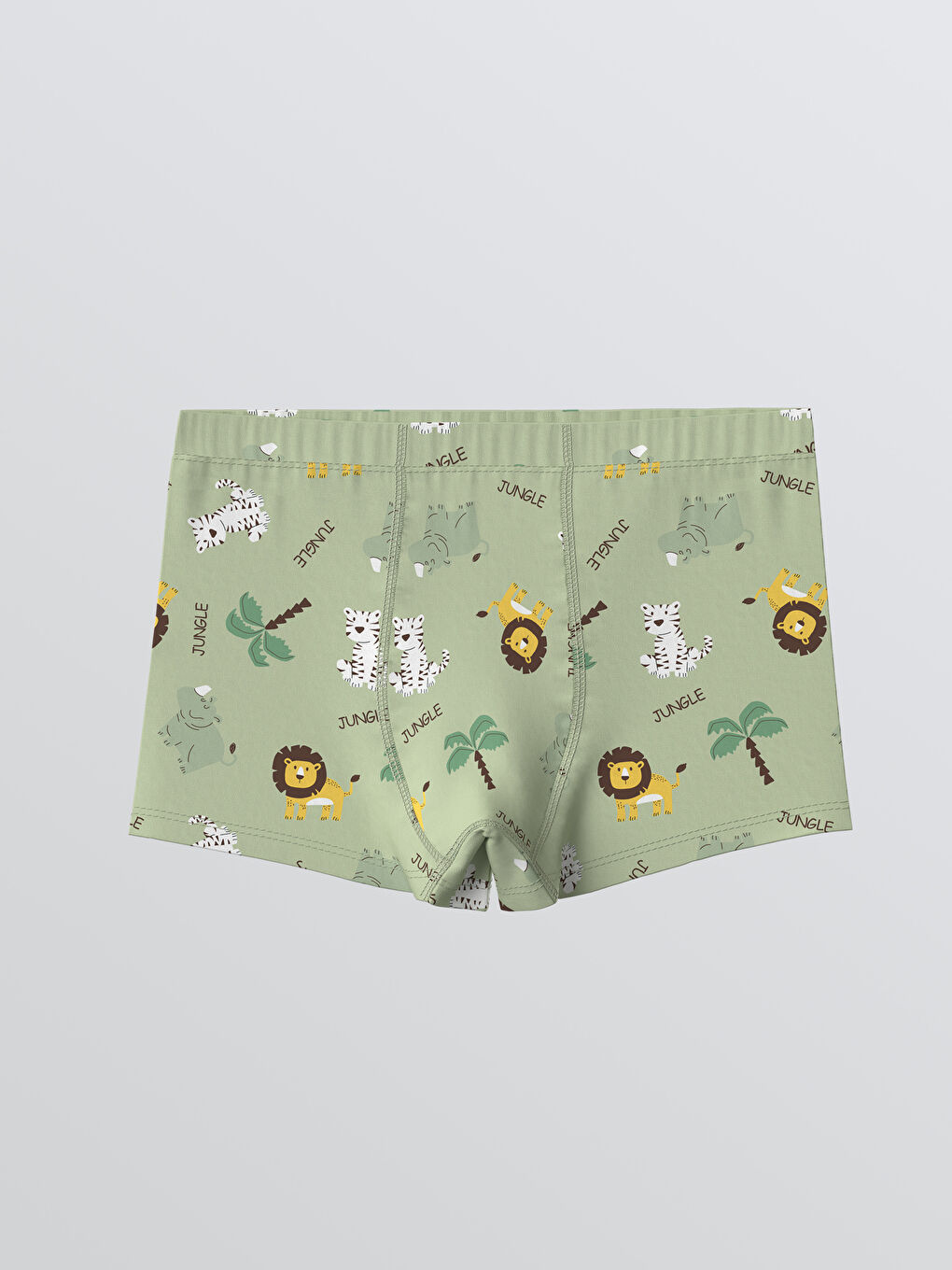 Yeşil Erkek Bebek Boxer 3'lü Paket-2