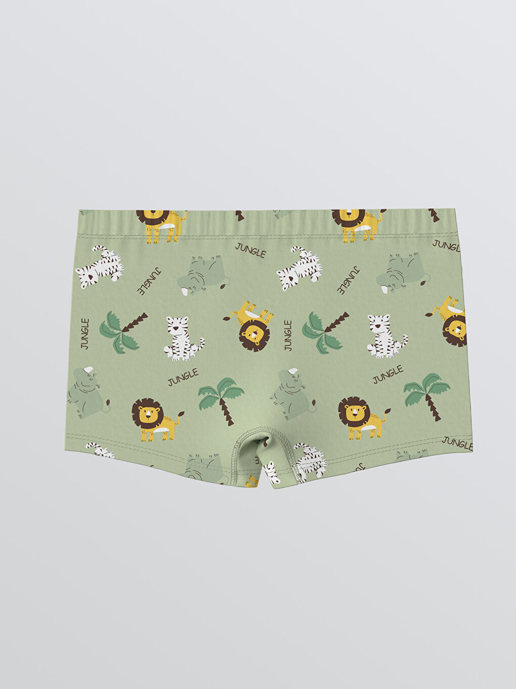 Yeşil Erkek Bebek Boxer 3'lü Paket-4