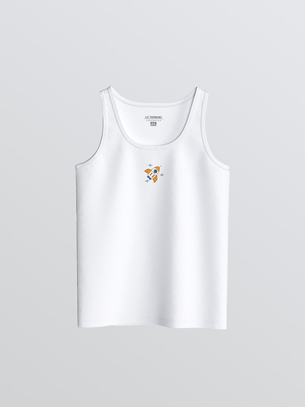 Lacivert Desenli Erkek Çocuk Atlet 2'li-1