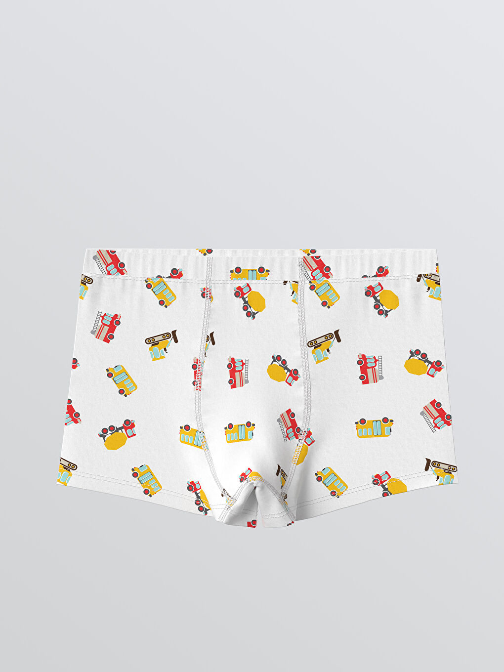 Ekru Baskılı Erkek Çocuk Boxer 3'lü-2