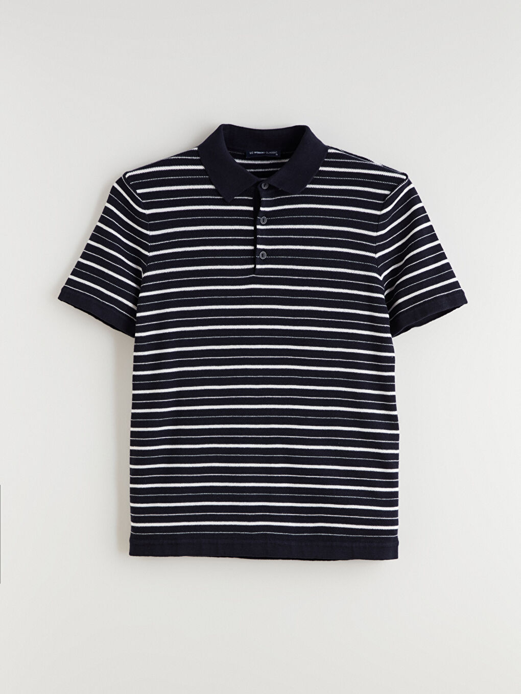 Водолазка Мужская Трикотажная Кофта в Полоску с Коротким Рукавом-8