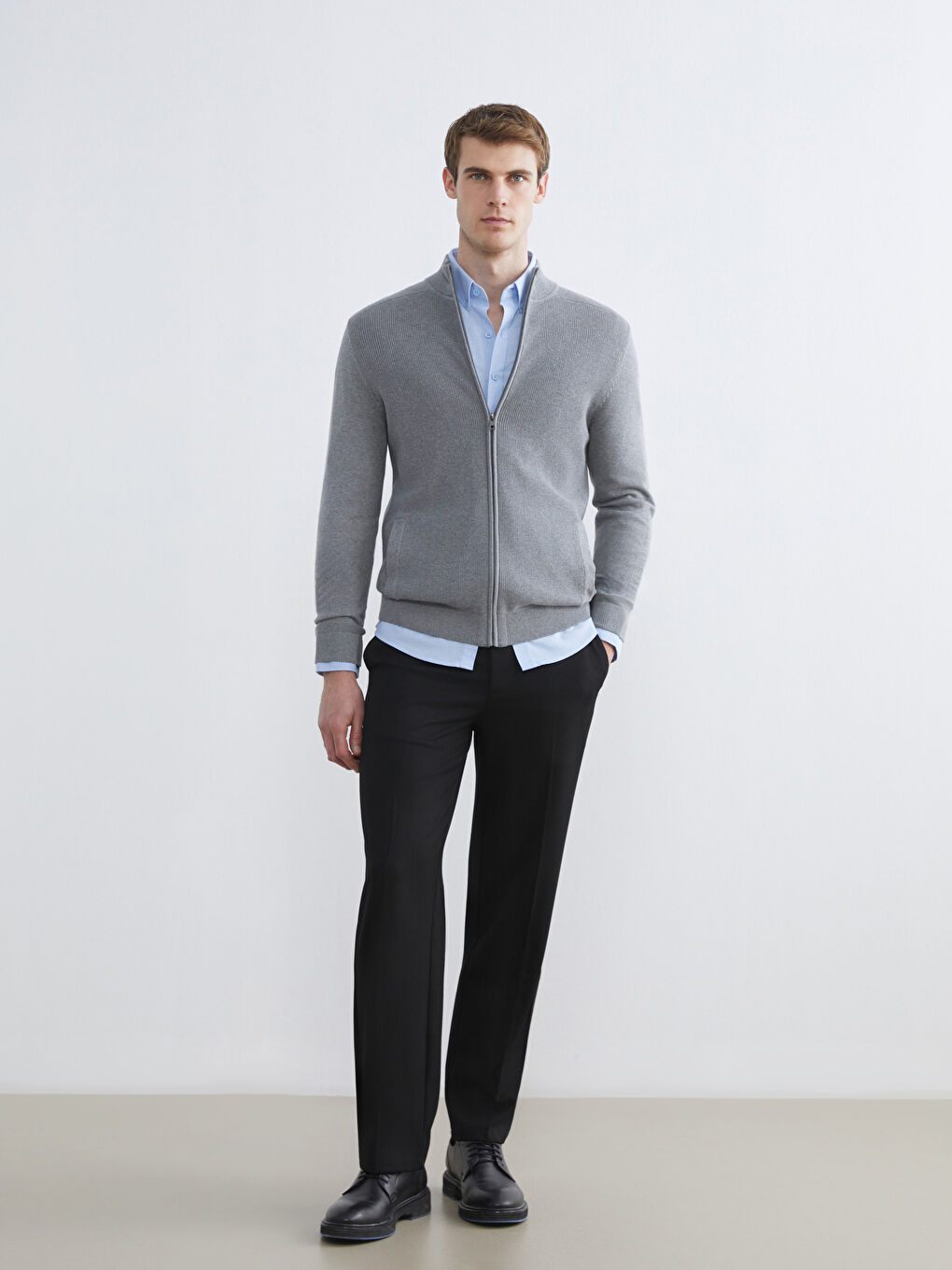 Mann GREY Cardigan-1