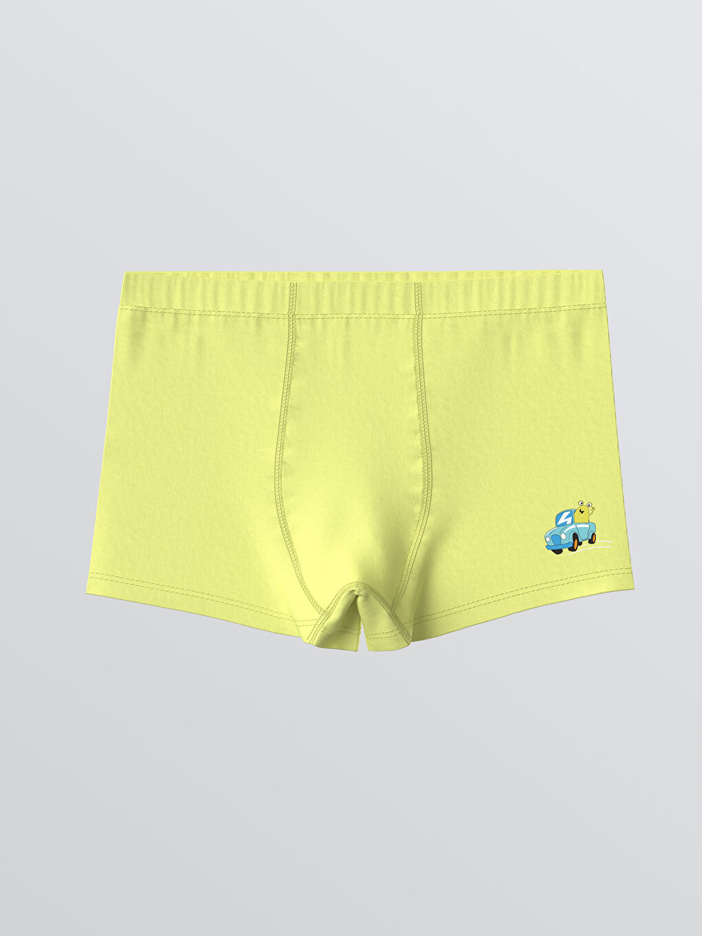 Mavi Baskılı Erkek Çocuk Boxer 3'lü-3