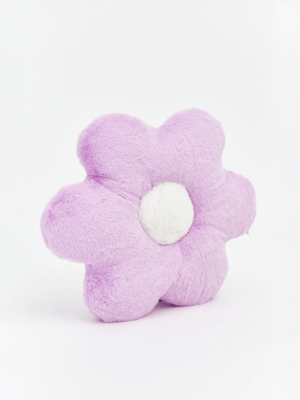 Lila Çiçek Figürlü Kırlent 36 cm-2