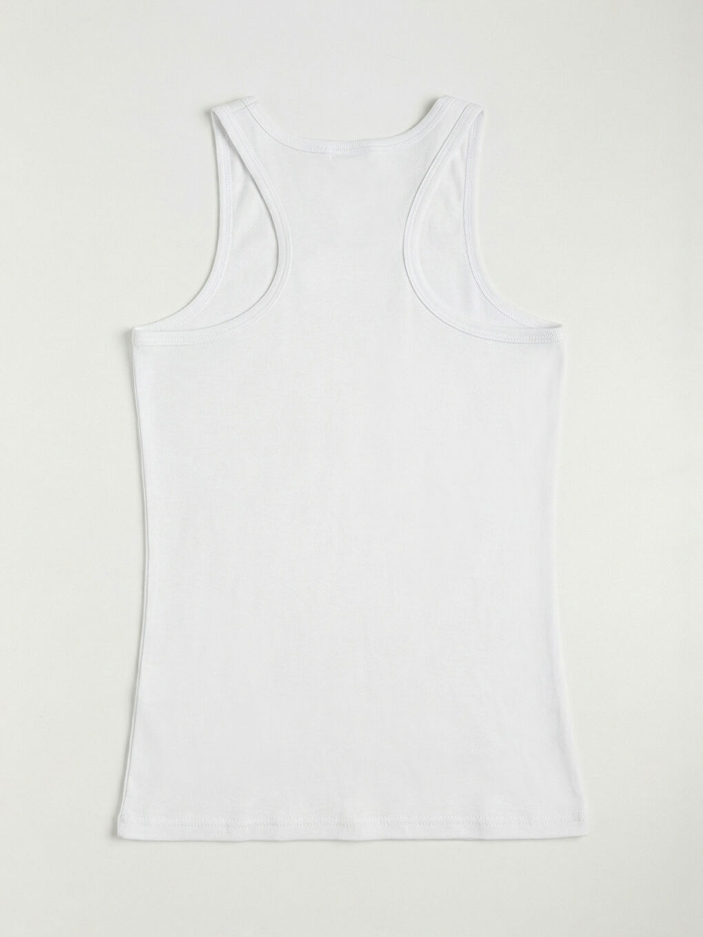 Beyaz Bisiklet Yaka Erkek Çocuk Atlet 2'li-2