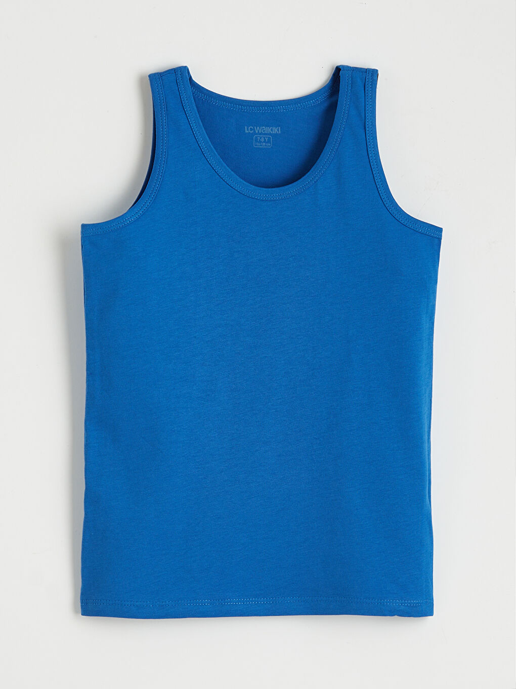 Mavi Bisiklet Yaka Erkek Çocuk Atlet