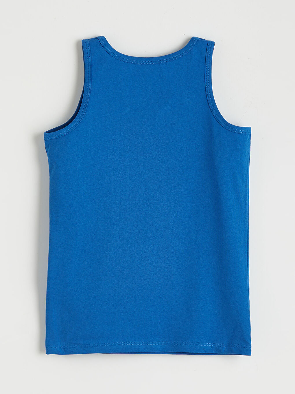 Mavi Bisiklet Yaka Erkek Çocuk Atlet-1