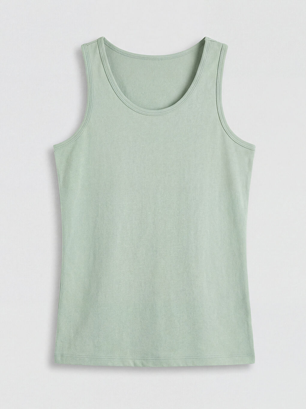 Yeşil Bisiklet Yaka Erkek Çocuk Atlet 5'li-10