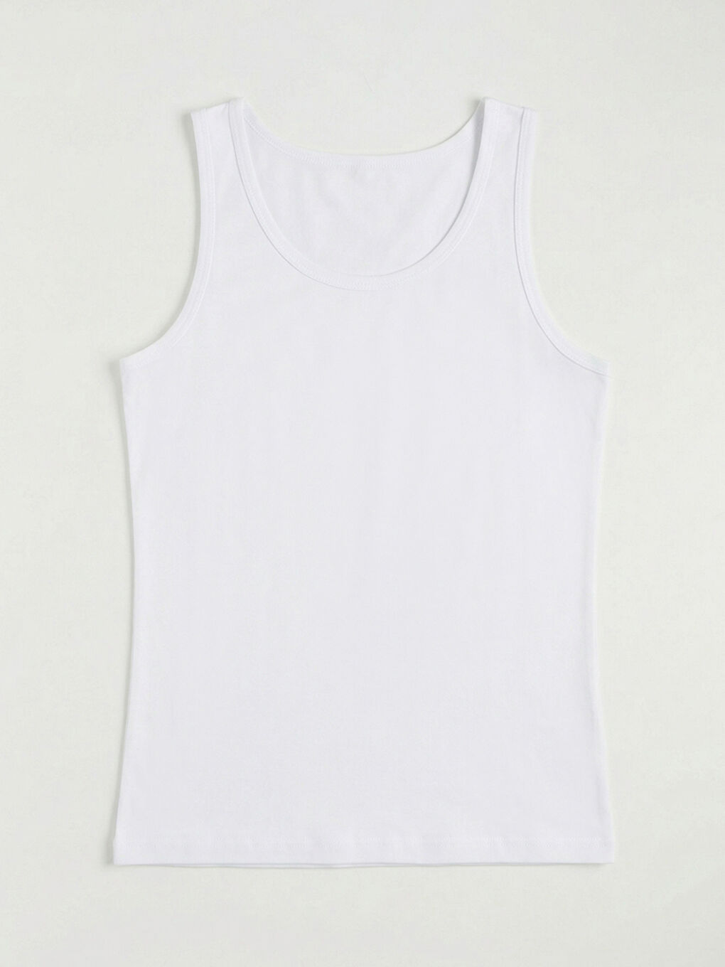 Gri Bisiklet Yaka Erkek Çocuk Atlet 5'li-1