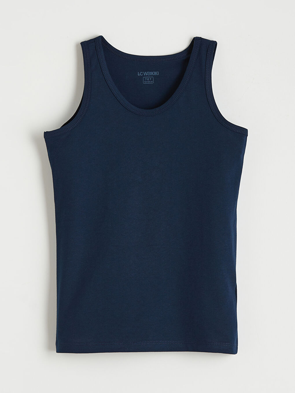 Mavi Bisiklet Yaka Erkek Çocuk Atlet 5'li-4