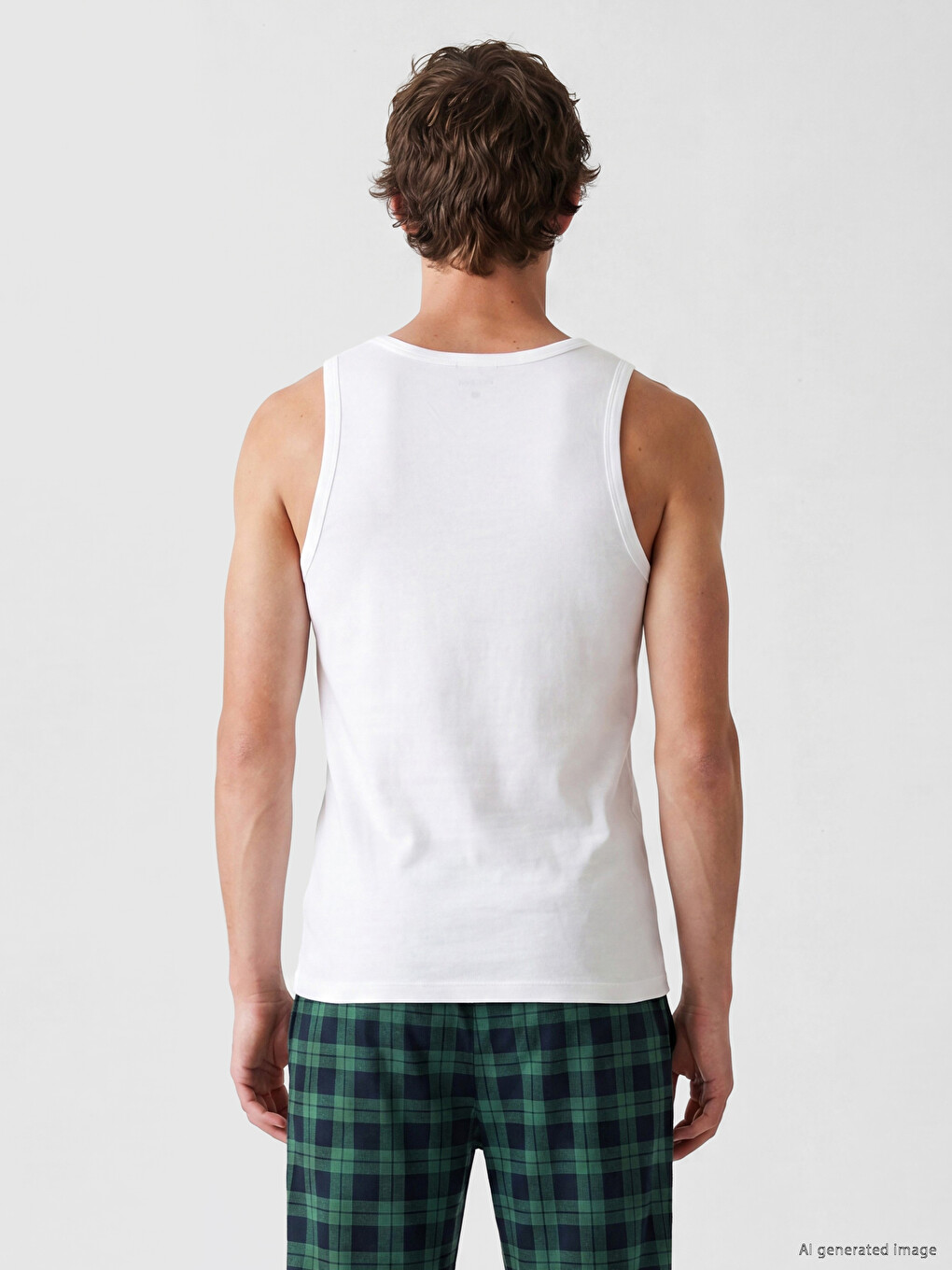 U Neck Men's Tank Top 2 Pack-6