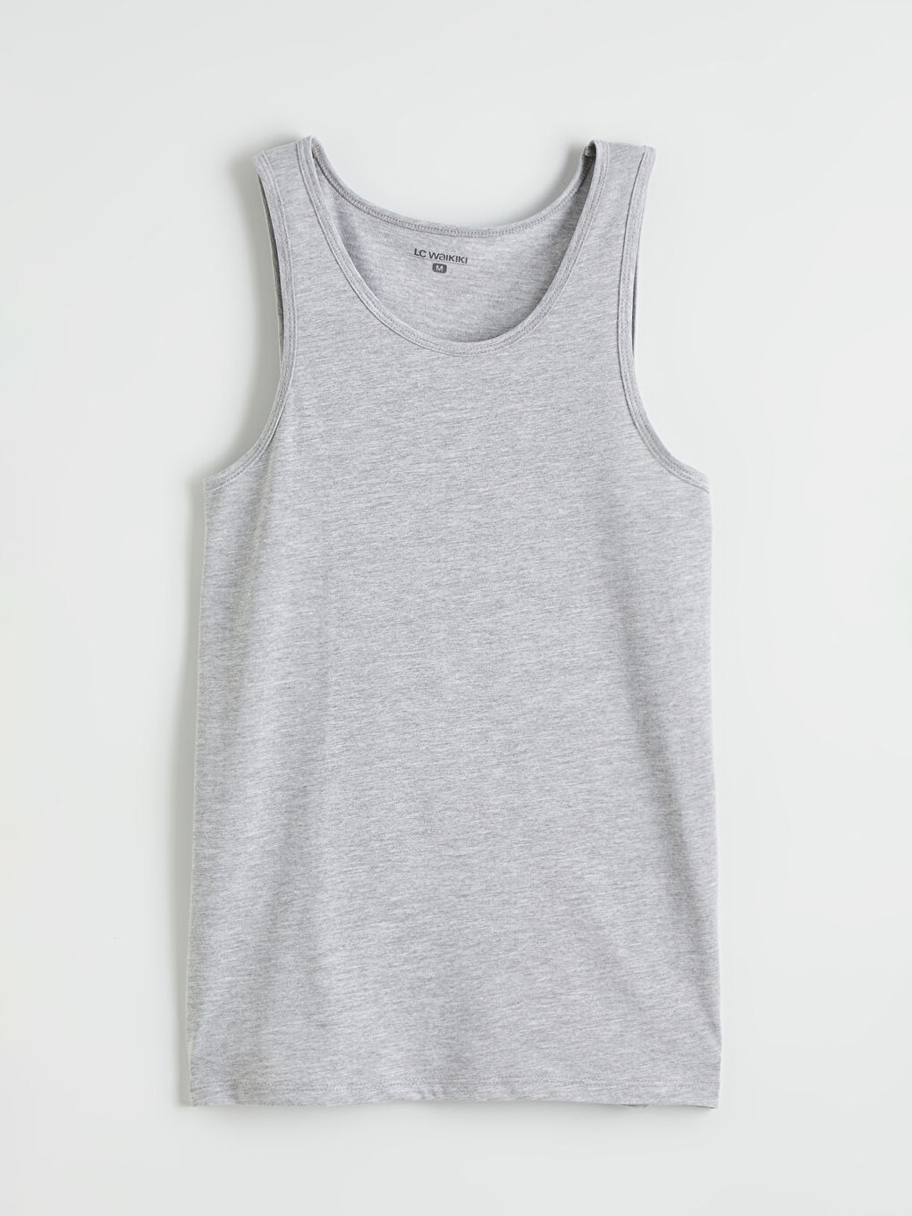 Gri U Yaka Erkek Atlet 3'lü-1