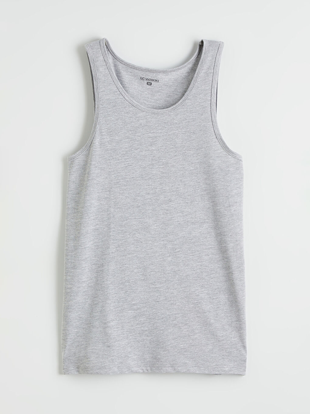 Gri U Yaka Erkek Atlet 3'lü-2