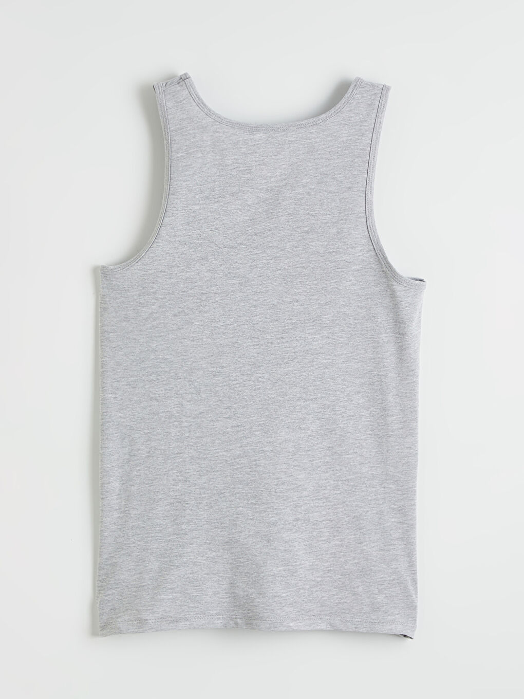 Gri U Yaka Erkek Atlet 3'lü-5