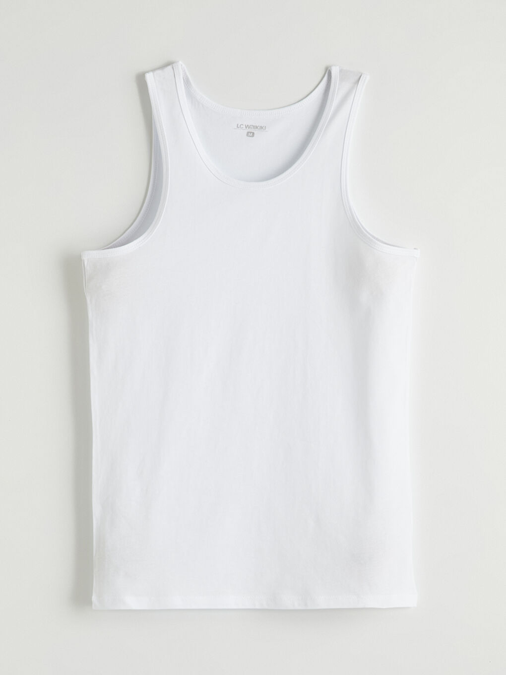 Beyaz U Yaka Erkek Atlet 3'lü-6