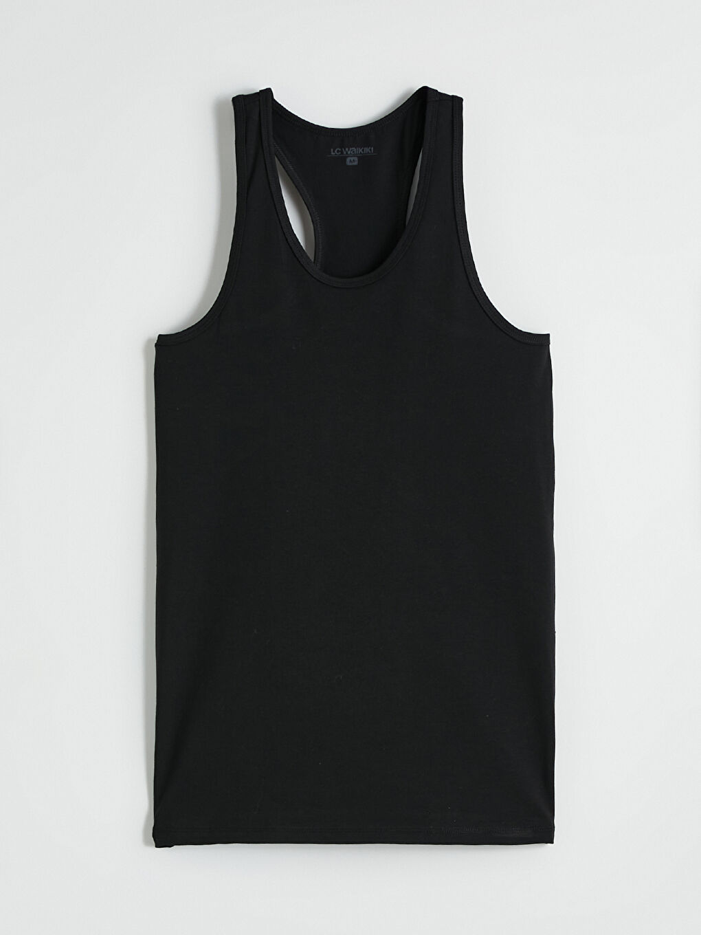 Siyah U Yaka Penye Erkek Atlet 2'li-15