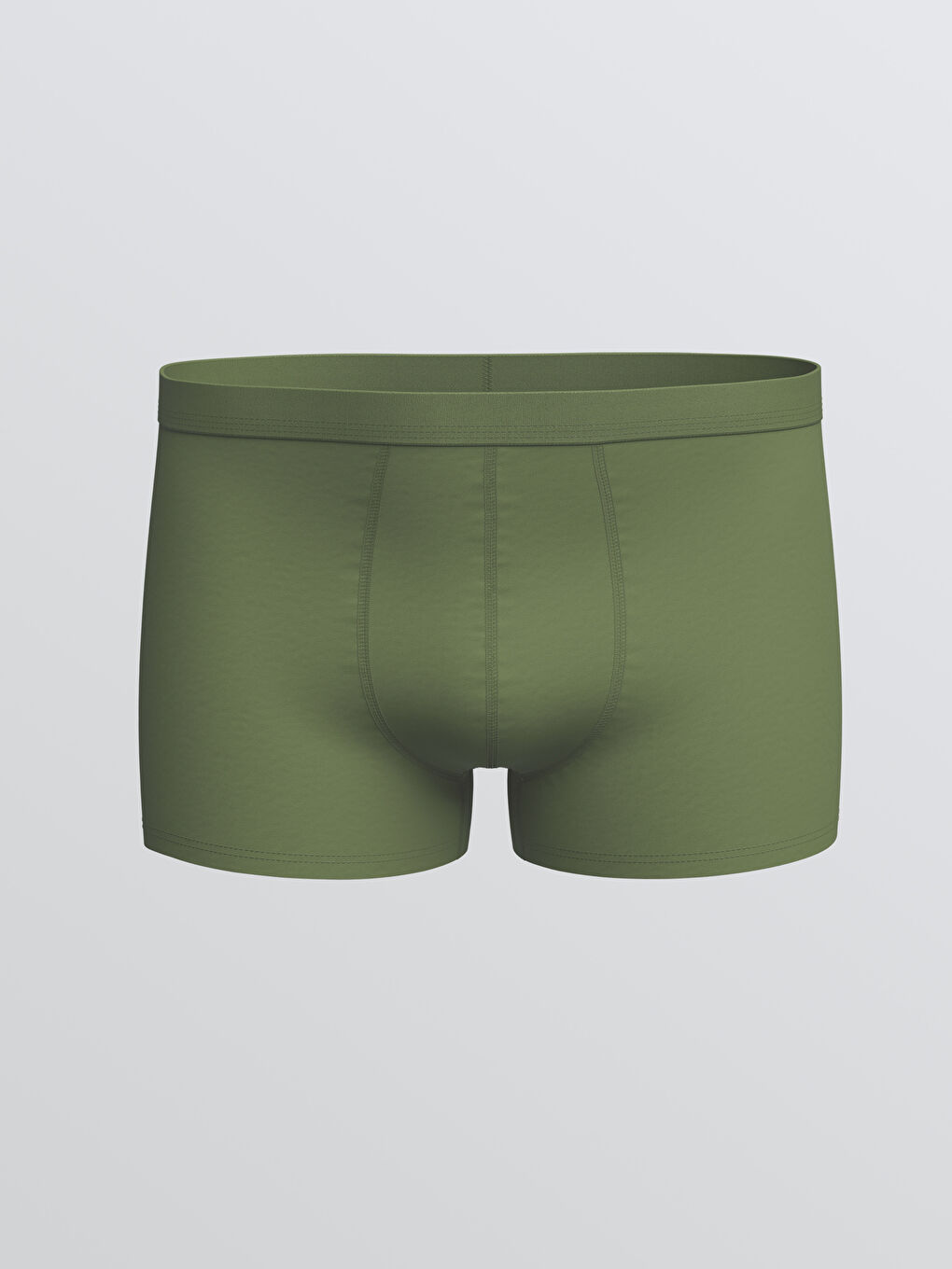 Yeşil Standart Kalıp Pamuklu Esnek Erkek Boxer 3'lü-2