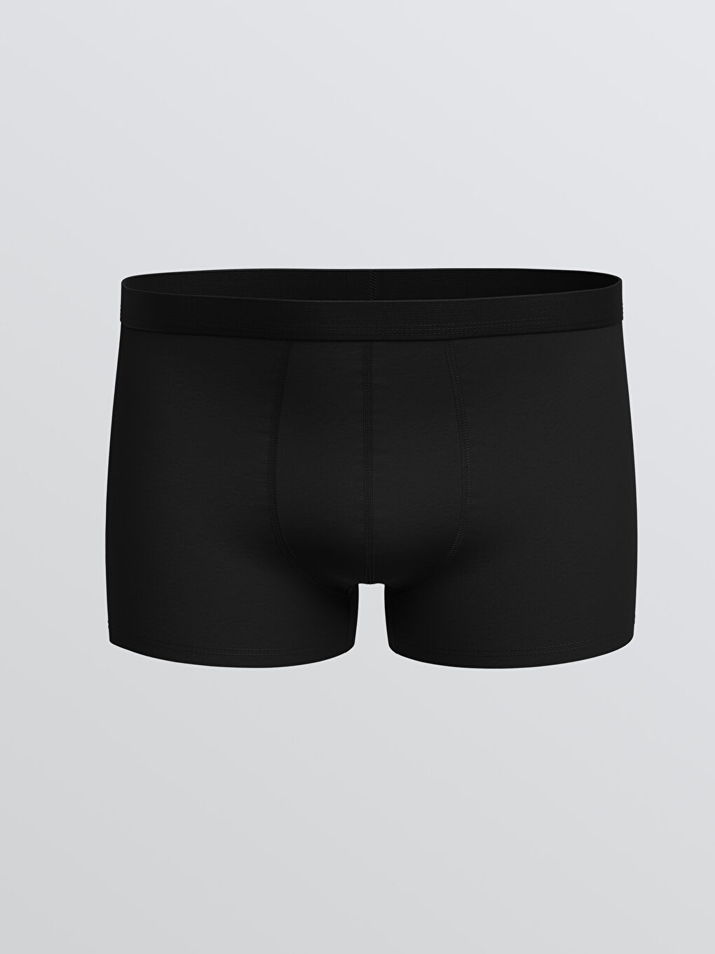 Siyah Standart Kalıp Pamuklu Esnek Erkek Boxer 5'li	
-1