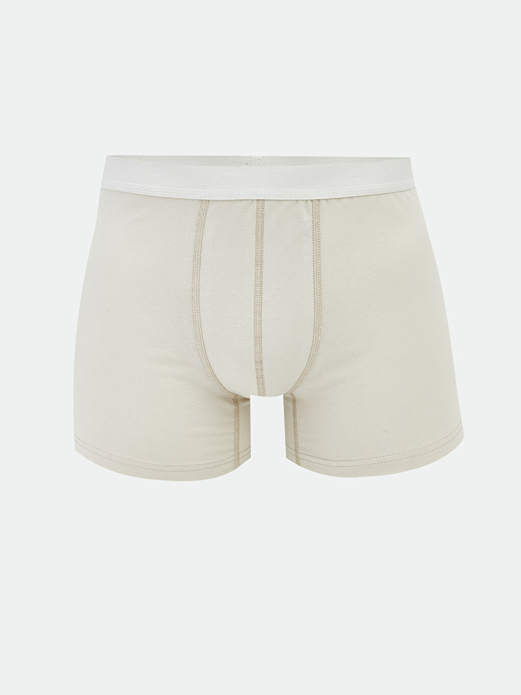 Gri Standart Kalıp Pamuklu Esnek Erkek Boxer