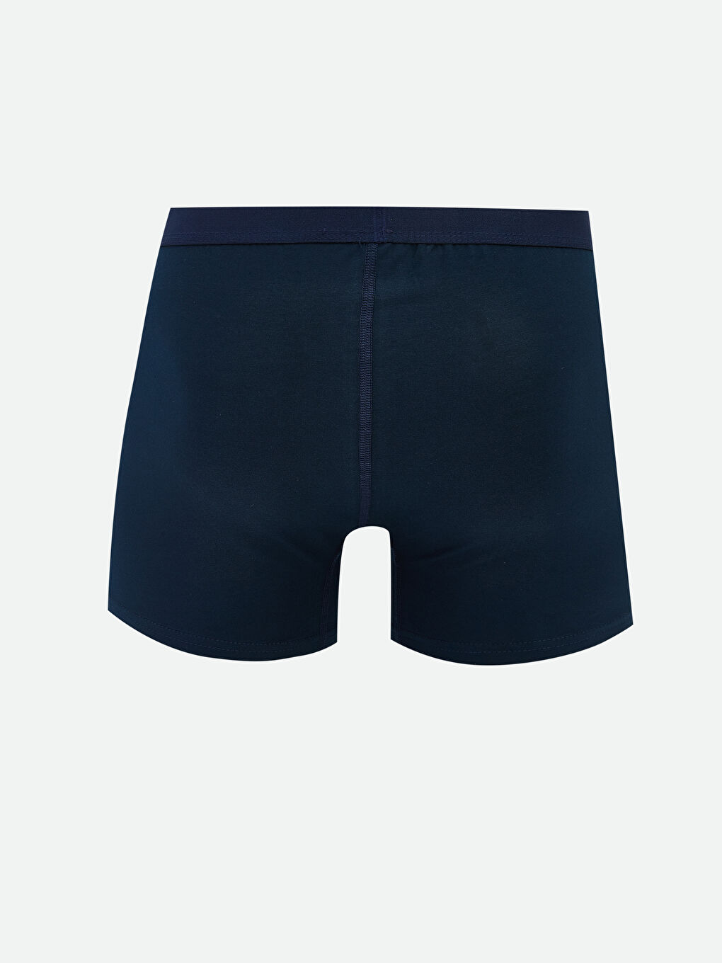 Lacivert Loose Fit Pamuklu Esnek Erkek Boxer 3'lü -2