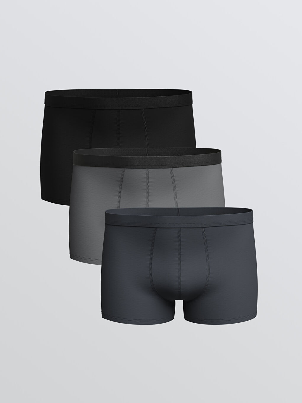 Чоловічі боксерки з еластичної бавовни вільного крою, набір з трьох штук