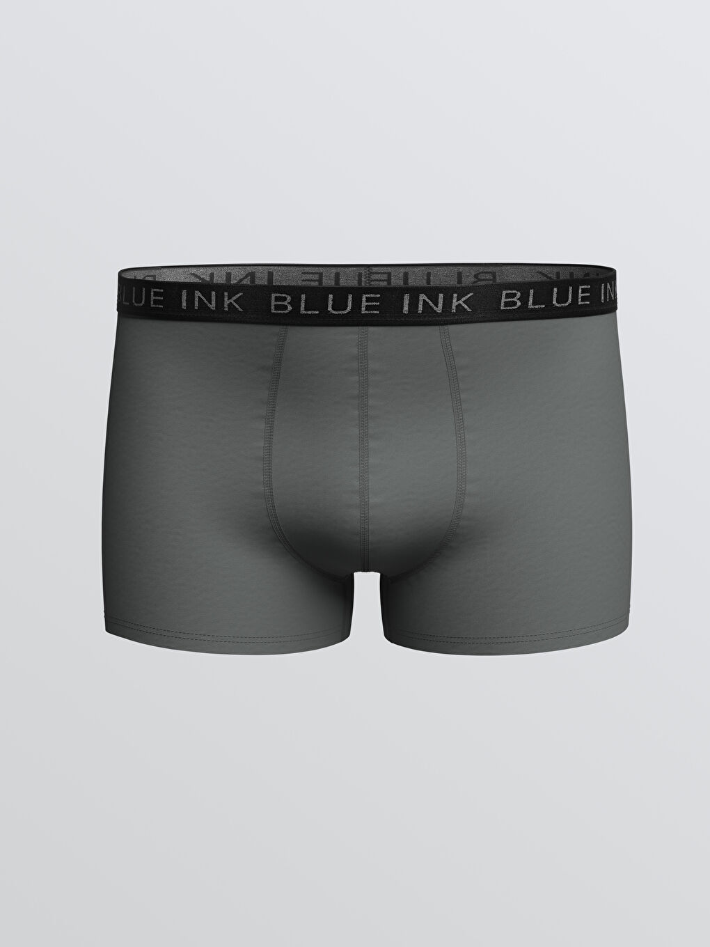 Gri Standart Kalıp Pamuklu Esnek Erkek Boxer 3'lü-2