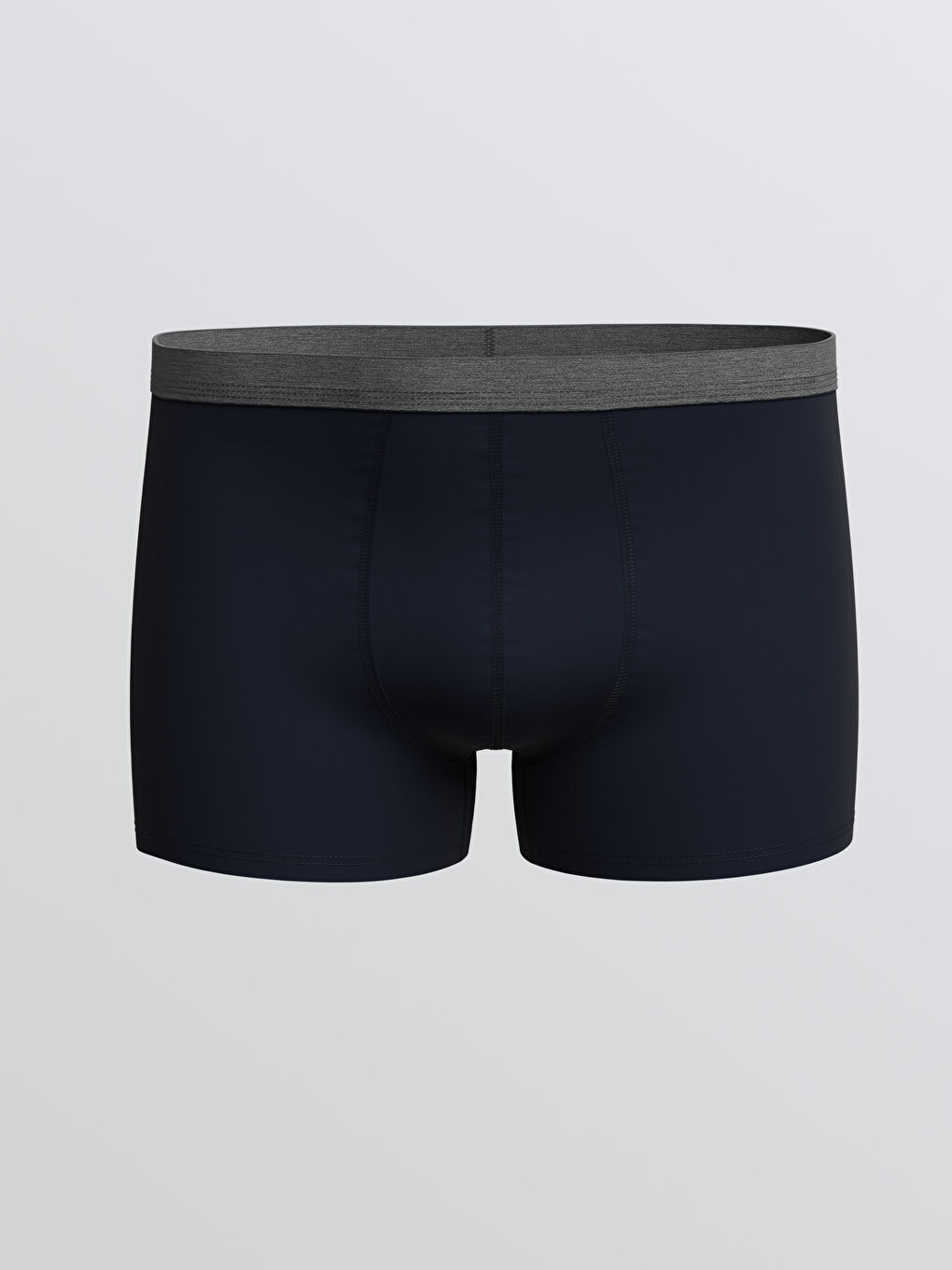 Mavi Standart Kalıp Pamuklu Esnek Erkek Boxer 3'lü-1