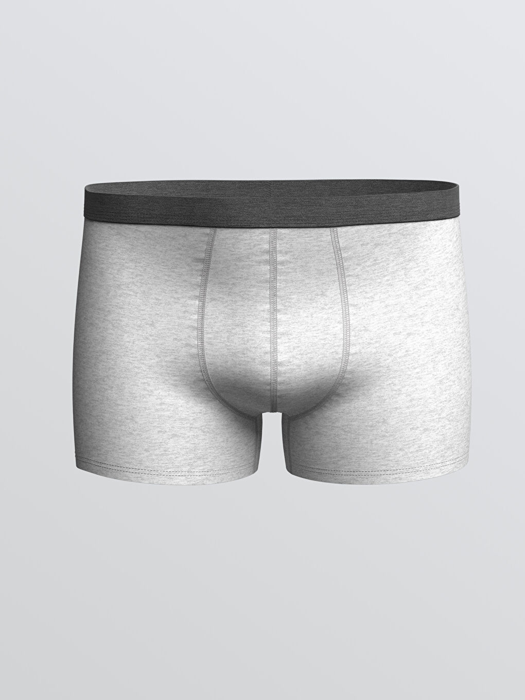 Mavi Standart Kalıp Pamuklu Esnek Erkek Boxer 3'lü-2