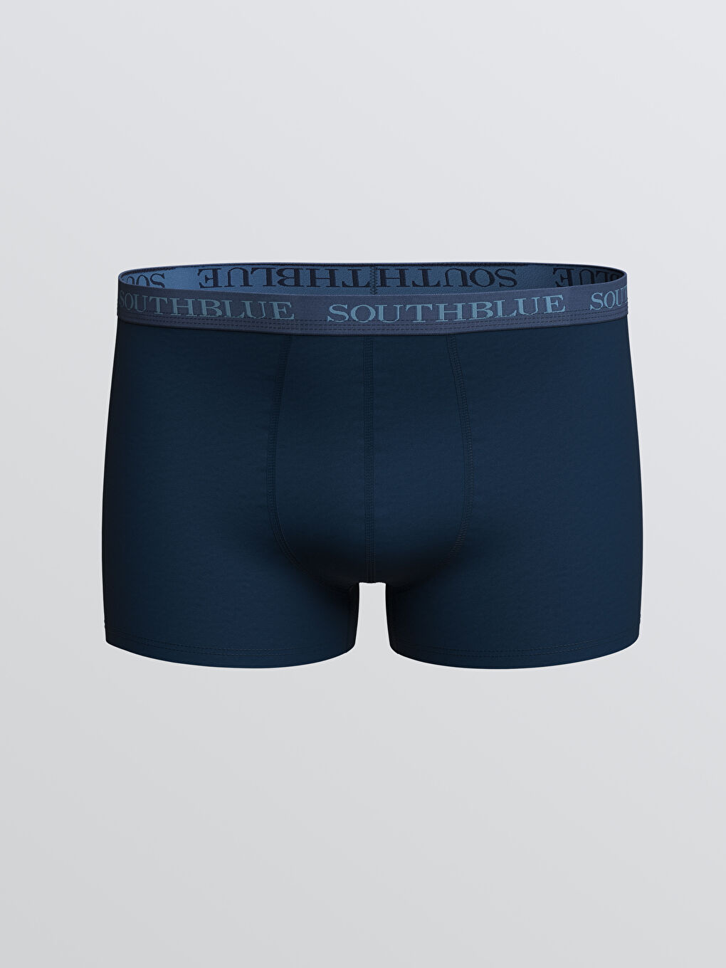 Lacivert Standart Kalıp Pamuklu Esnek Erkek Boxer 3'lü-3