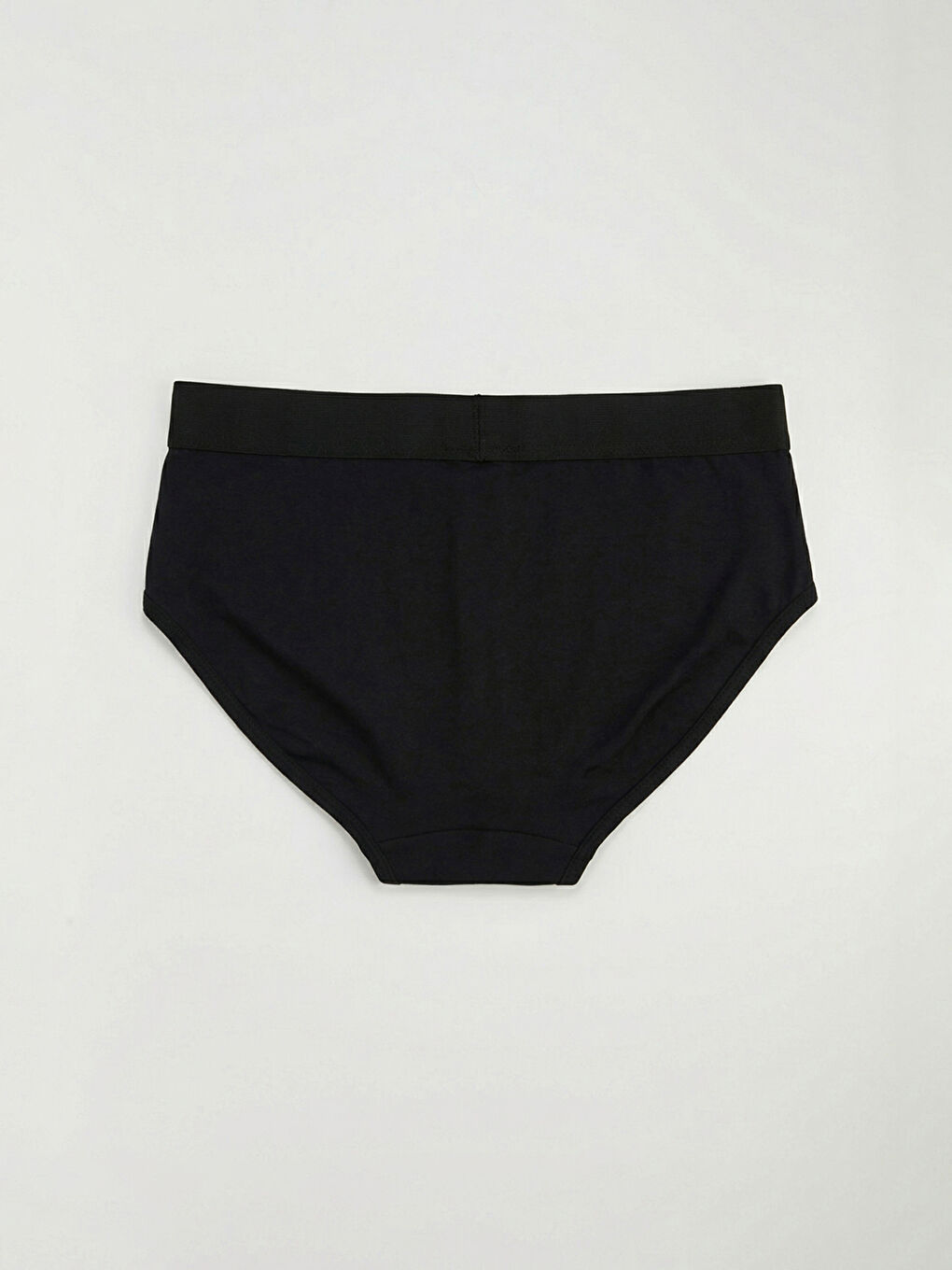 Siyah Standart Kalıp Pamuklu Esnek Erkek Slip Boxer 3'lü-2