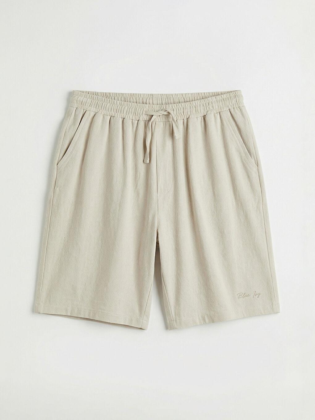 Gri Slim Fit Erkek Pijama Alt Şort-4