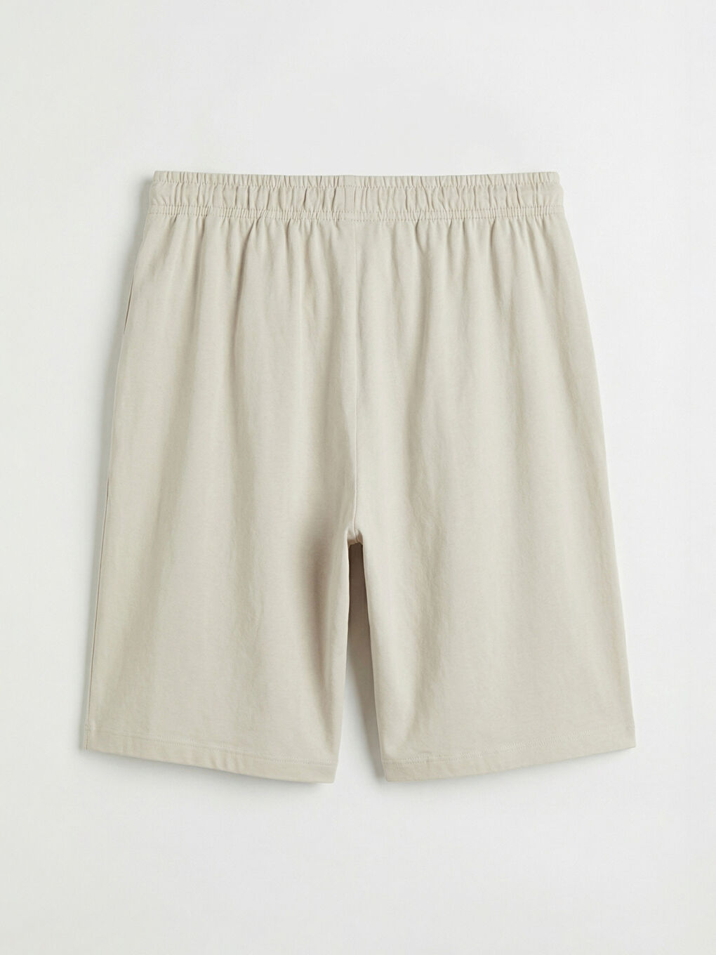 Gri Slim Fit Erkek Pijama Alt Şort-5