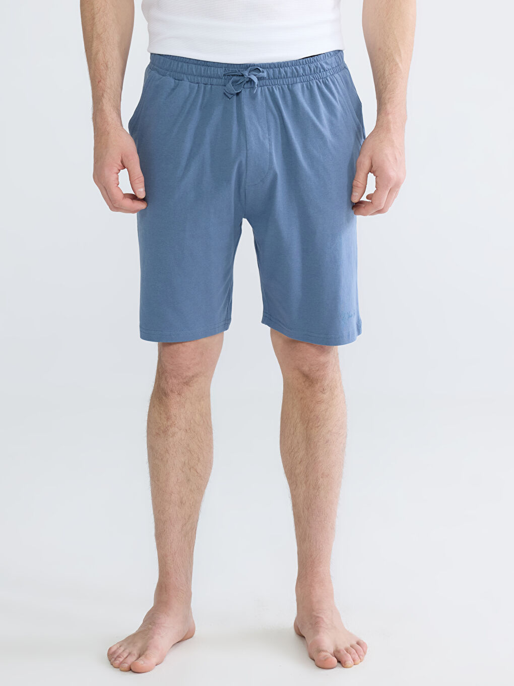 İndigo Slim Fit Erkek Pijama Alt Şort-2
