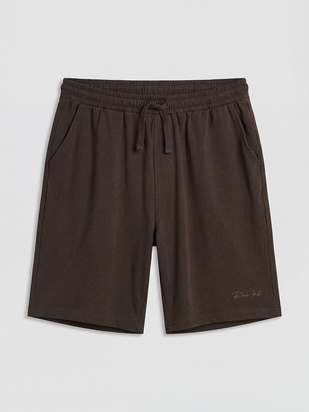 Kahverengi Slim Fit Erkek Şort-4