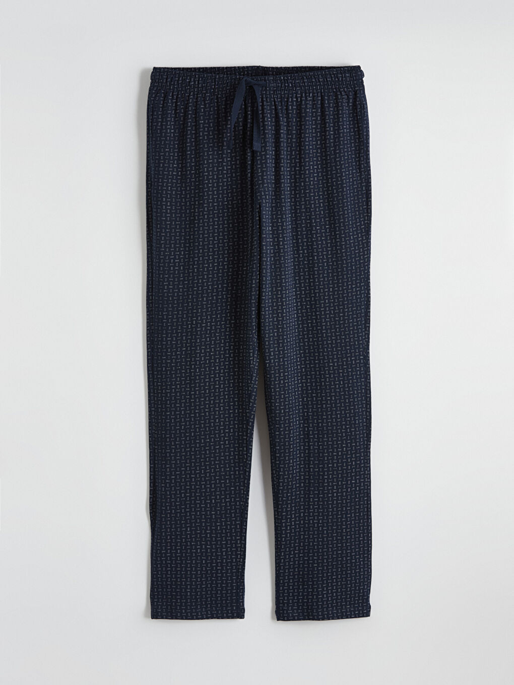 Lacivert Desenli Erkek Pijama Alt-4