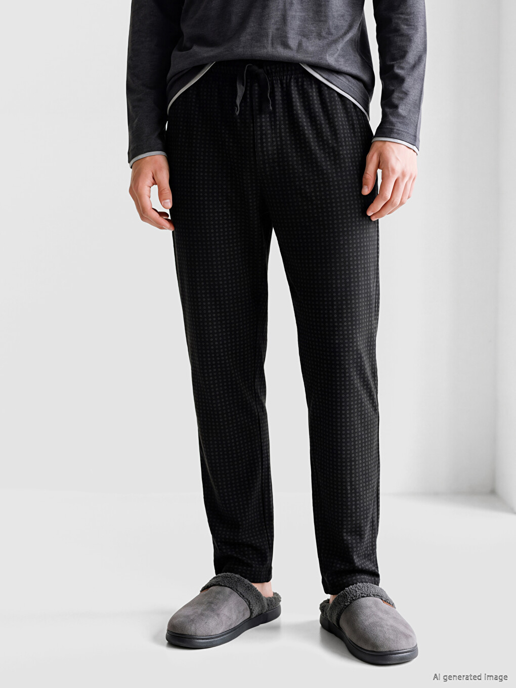 Patterned Men's Pyjamas Bottom-1