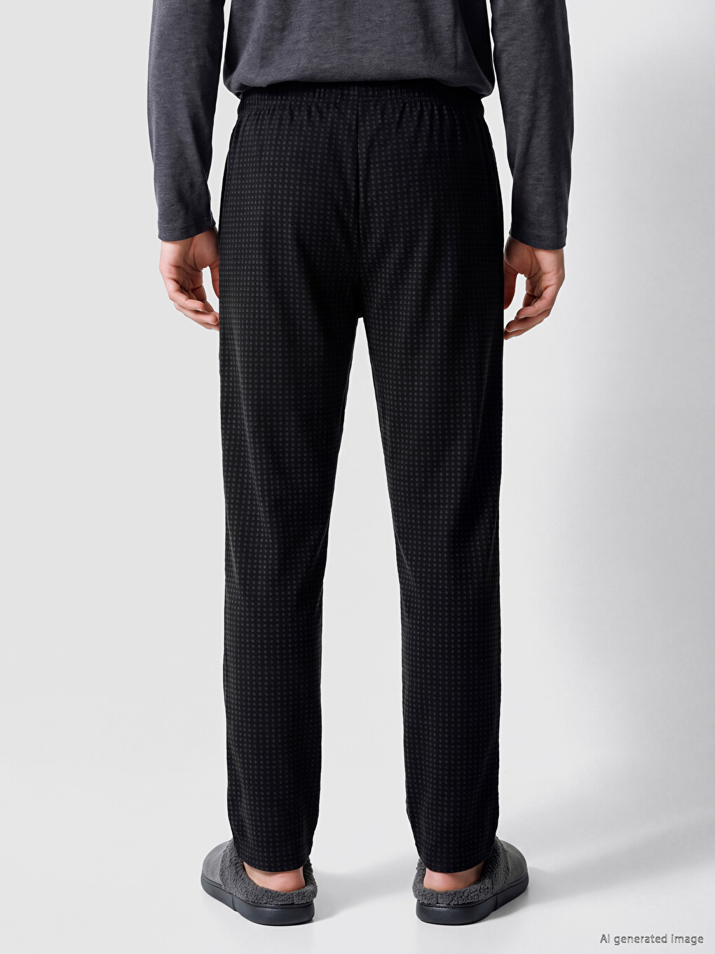 Patterned Men's Pyjamas Bottom-3