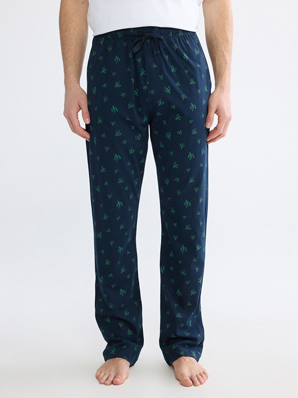 Mann DUNKELBLAU Pyjama-Hosen-1